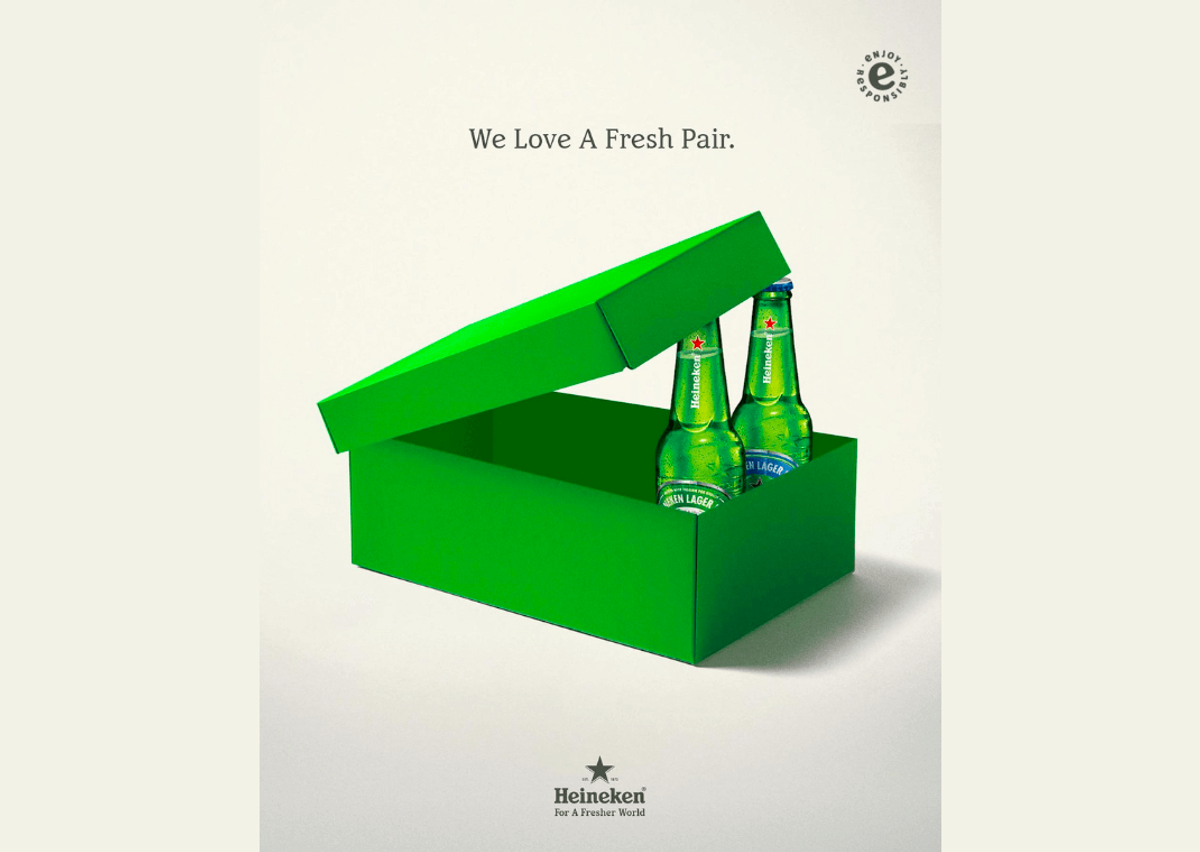 Heineken's IG Post Teasing A Potential Nike Collab (Via Heineken)