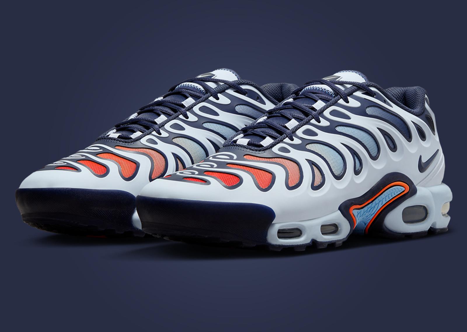 Nike Air Max Plus Drift Football Grey Thunder Blue Medial