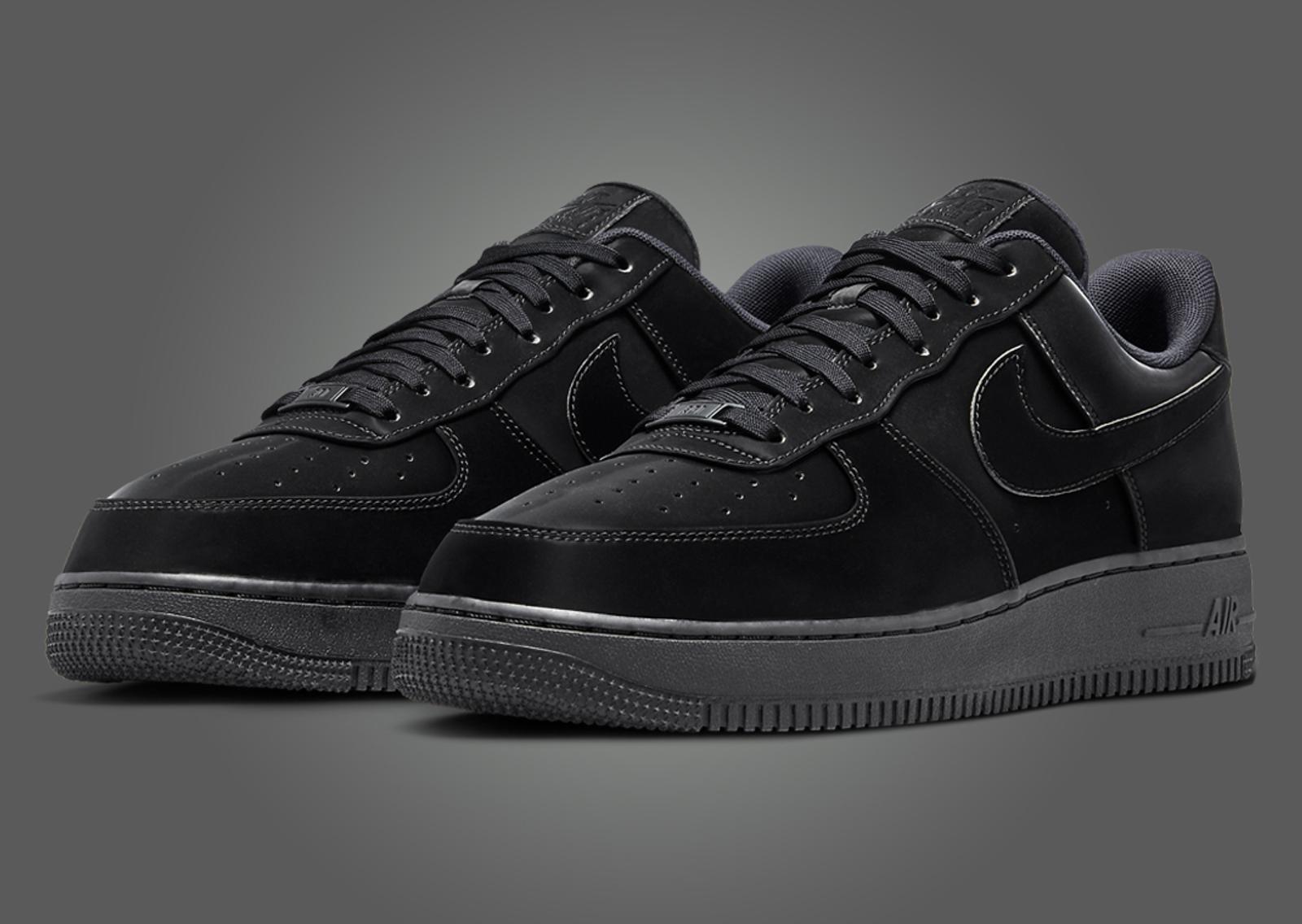 Nike Air Force 1 Low Vanta Black Angle