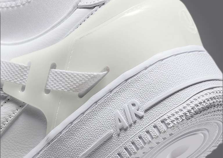 UNDERCOVER x Nike Air Force 1 Low Gore-Tex White Heel Detail
