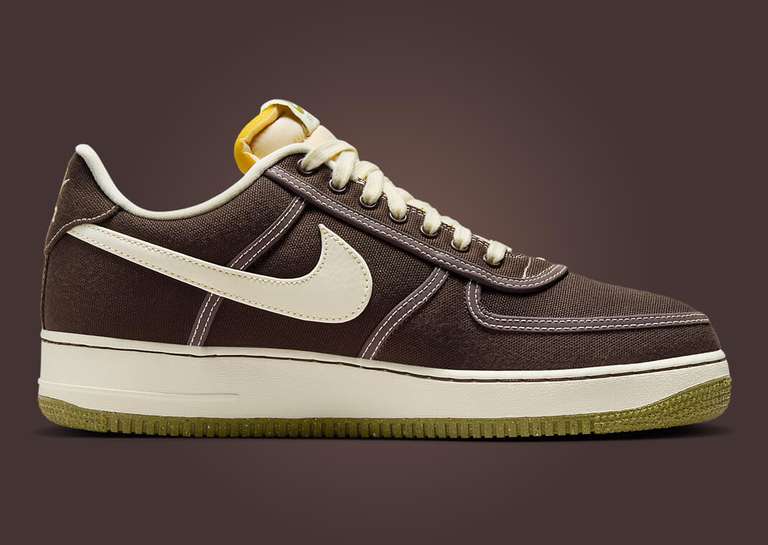 Nike Air Force 1 Low Canvas Baroque Brown Medial
