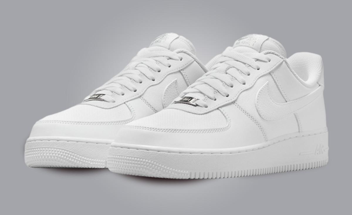 Get Ready For The Warmer Weather With The Nike Air Force 1 Low White Silver