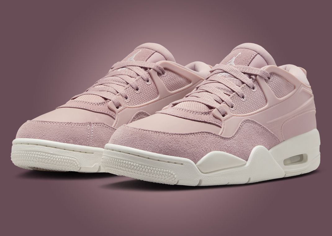 Pink 4 jordans shops