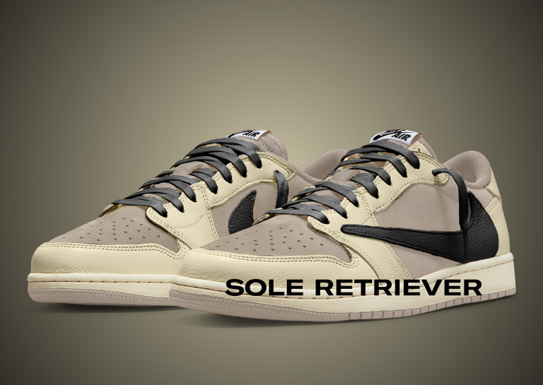 The Travis Scott x Air Jordan 1 Retro Low OG Pale Vanilla Releases