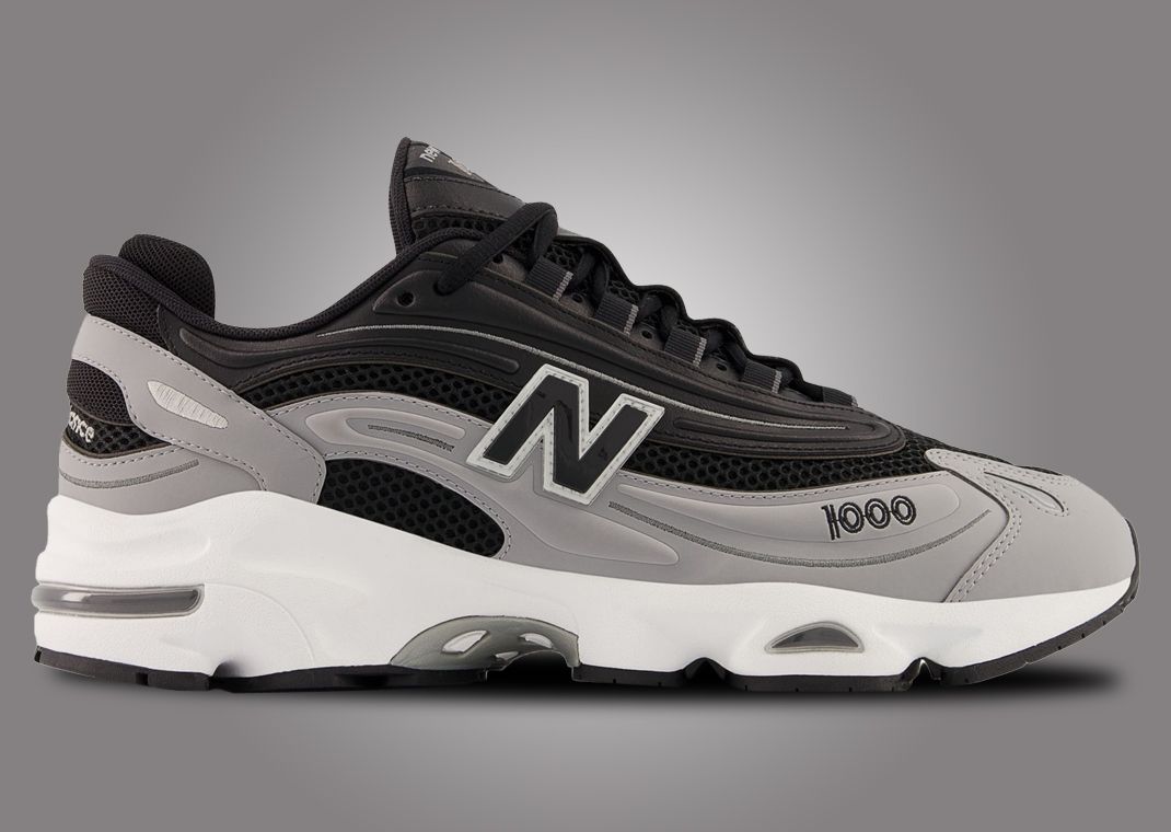 New Balance's 1000 Grey Black is a Monochrome Masterpiece