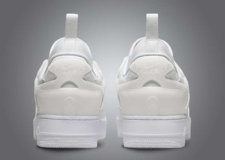 UNDERCOVER x Nike Air Force 1 Low Gore-Tex White Rear Profile