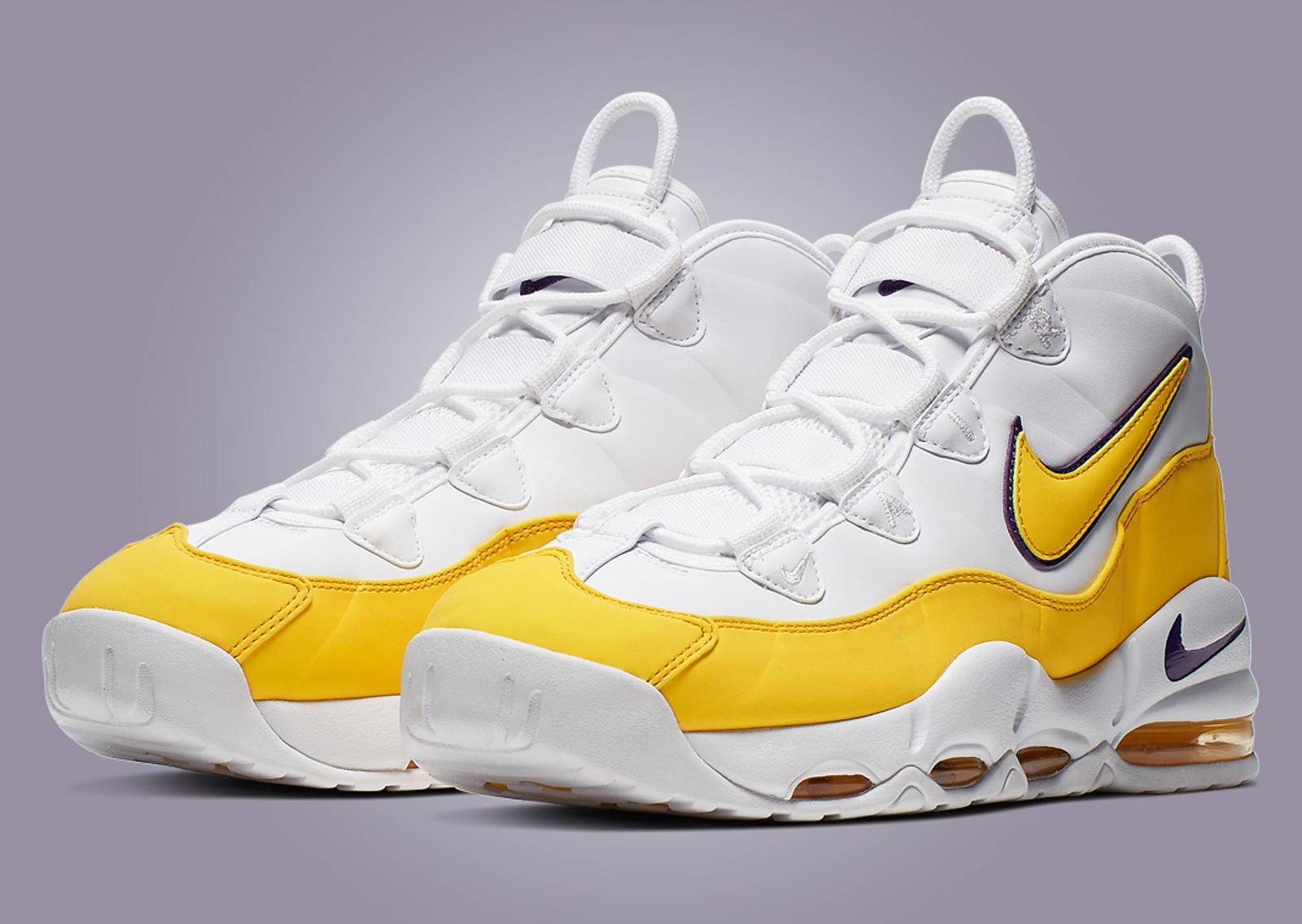 Nike Air Max Uptempo 95 Lakers Angle