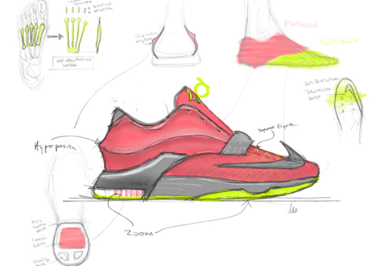 Nike KD 7 Sketch (image via 