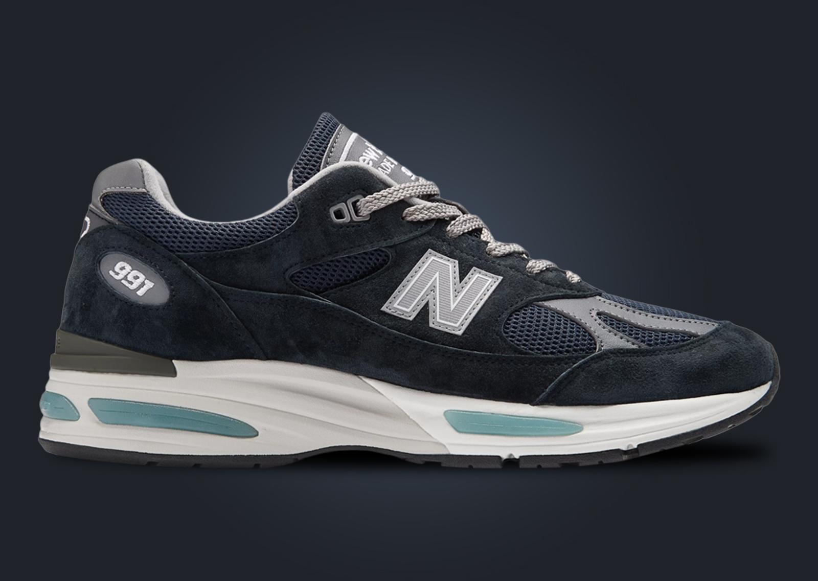 New Balance 991v2 Made in UK Navy Lateral