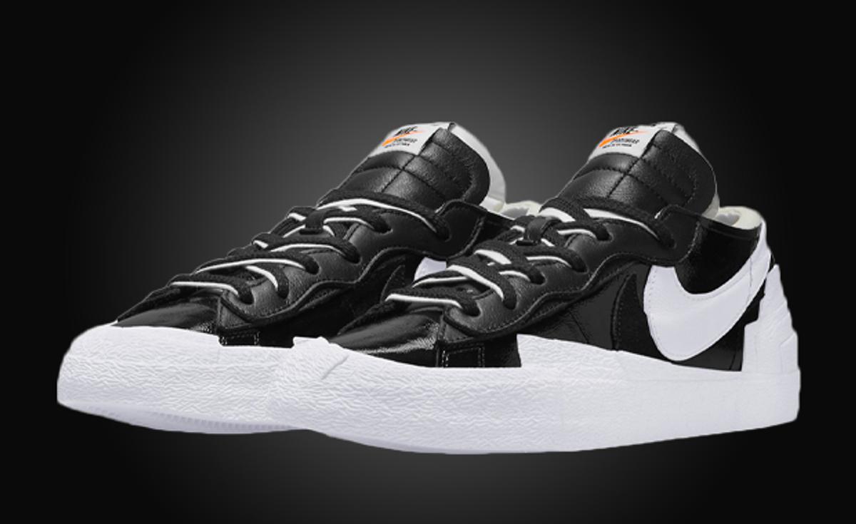 First Look sacai x Nike Blazer Low Black White