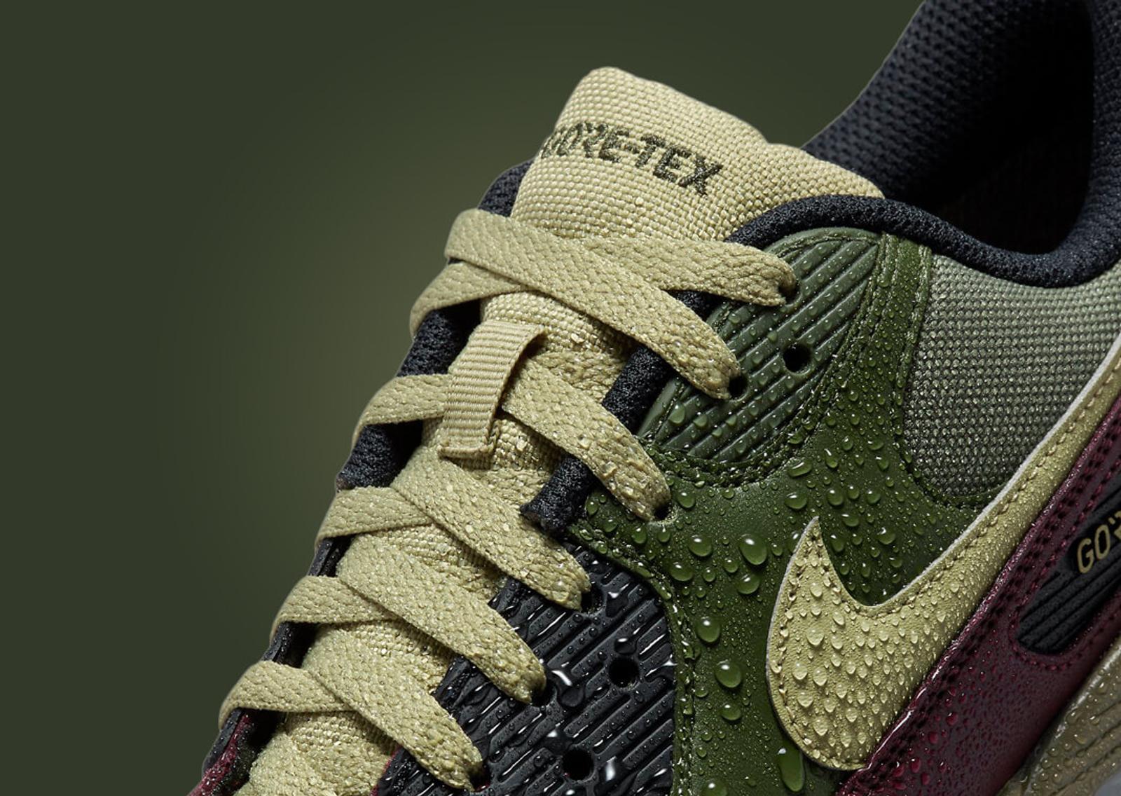 Nike Air Max 90 Gore-Tex Olive Gore-Tex Detail