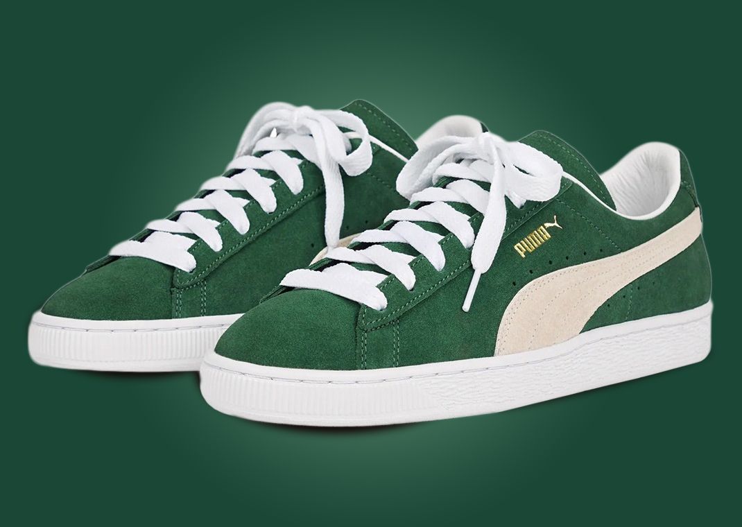 The JJJJound x Puma Suede Surfaces In A Green Colorway