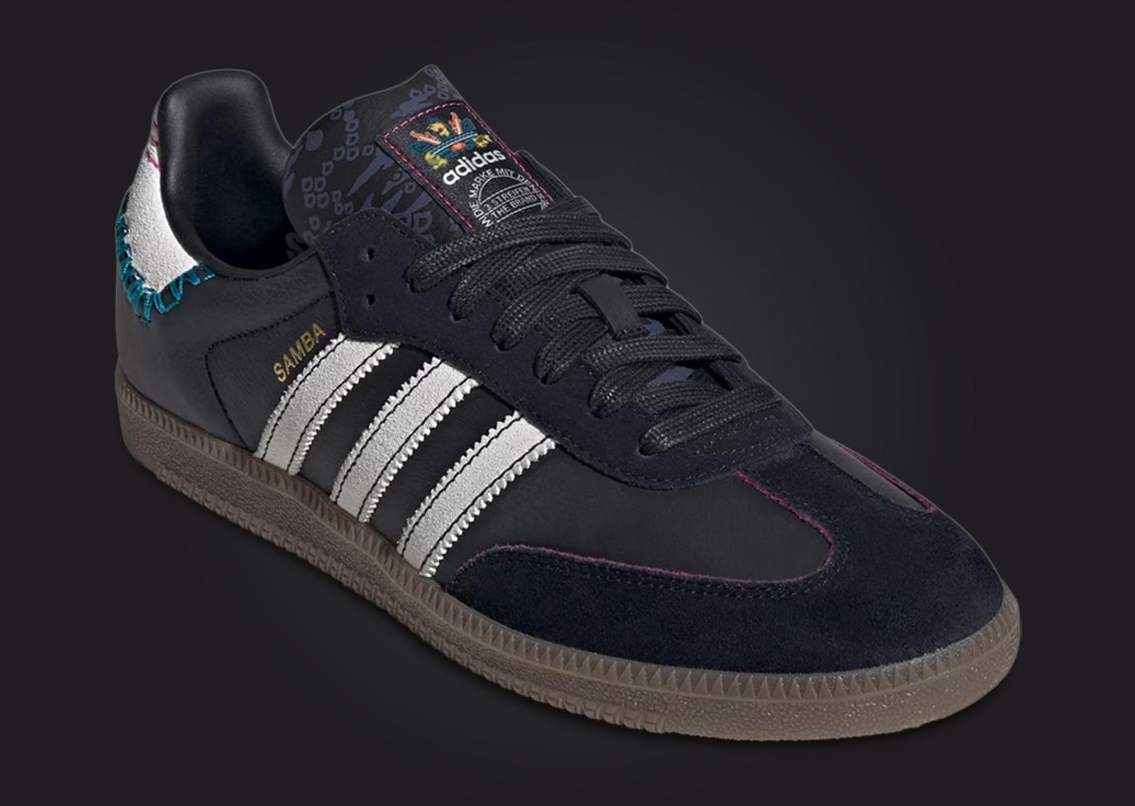 Fefei Ruan x adidas Samba OG CNY Black Angle