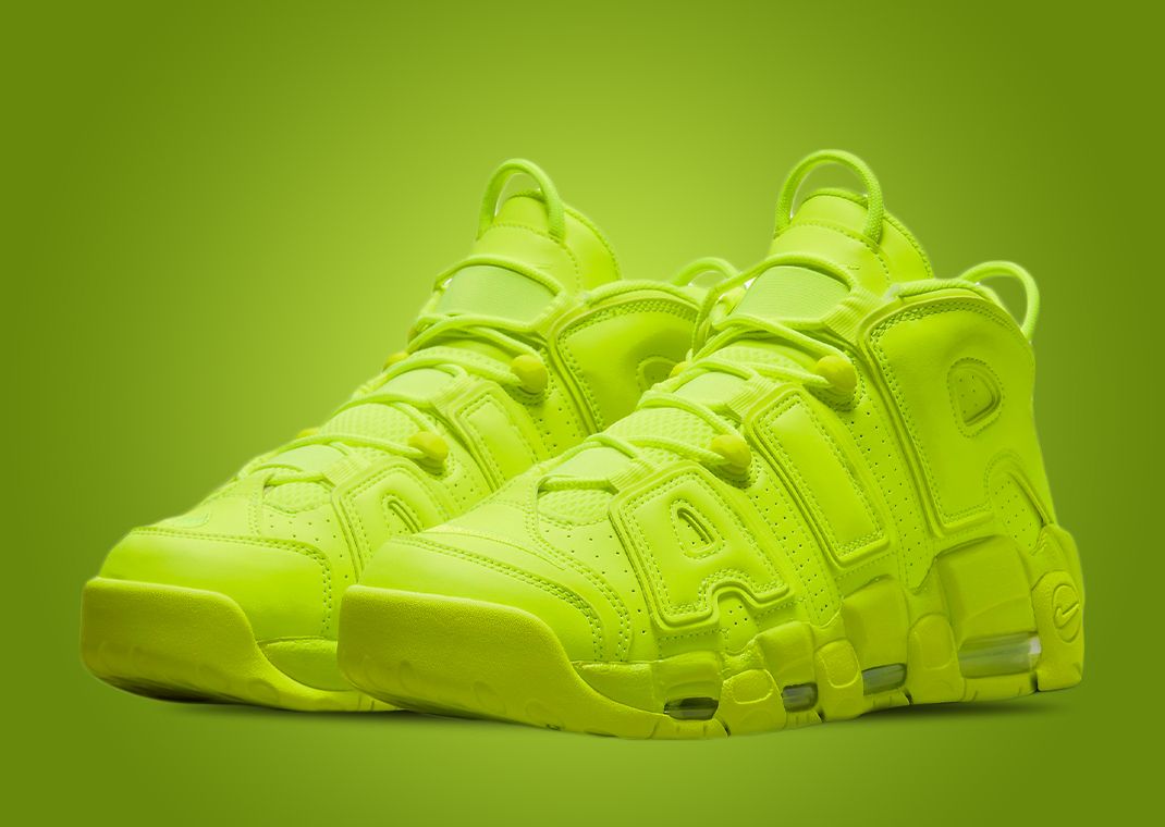 The Nike Air More Uptempo Gets Covered In Volt