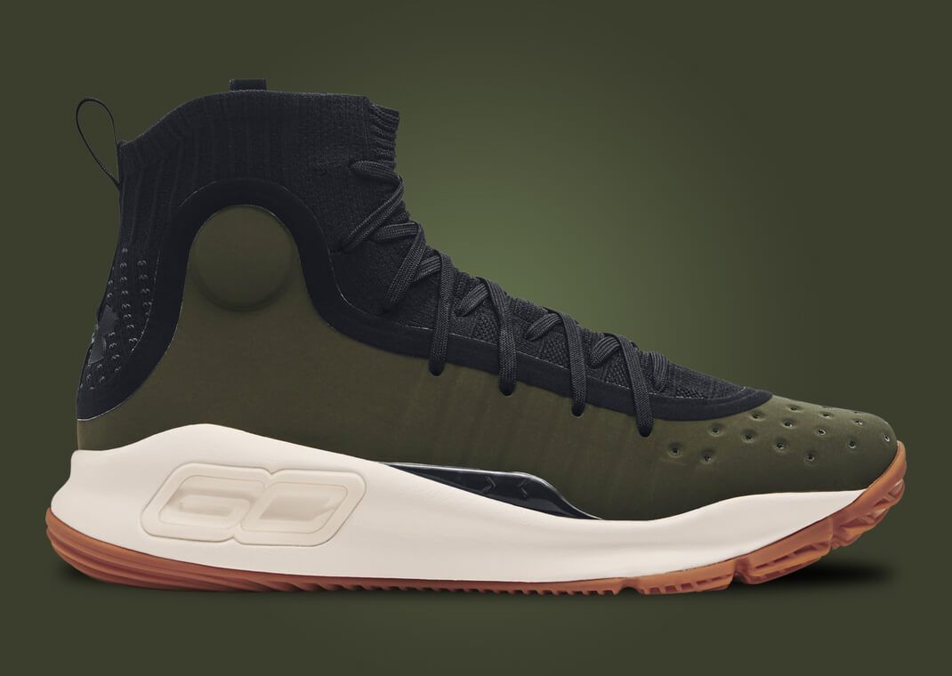The Under Armour Curry 4 Retro Black Olive Releases August 11