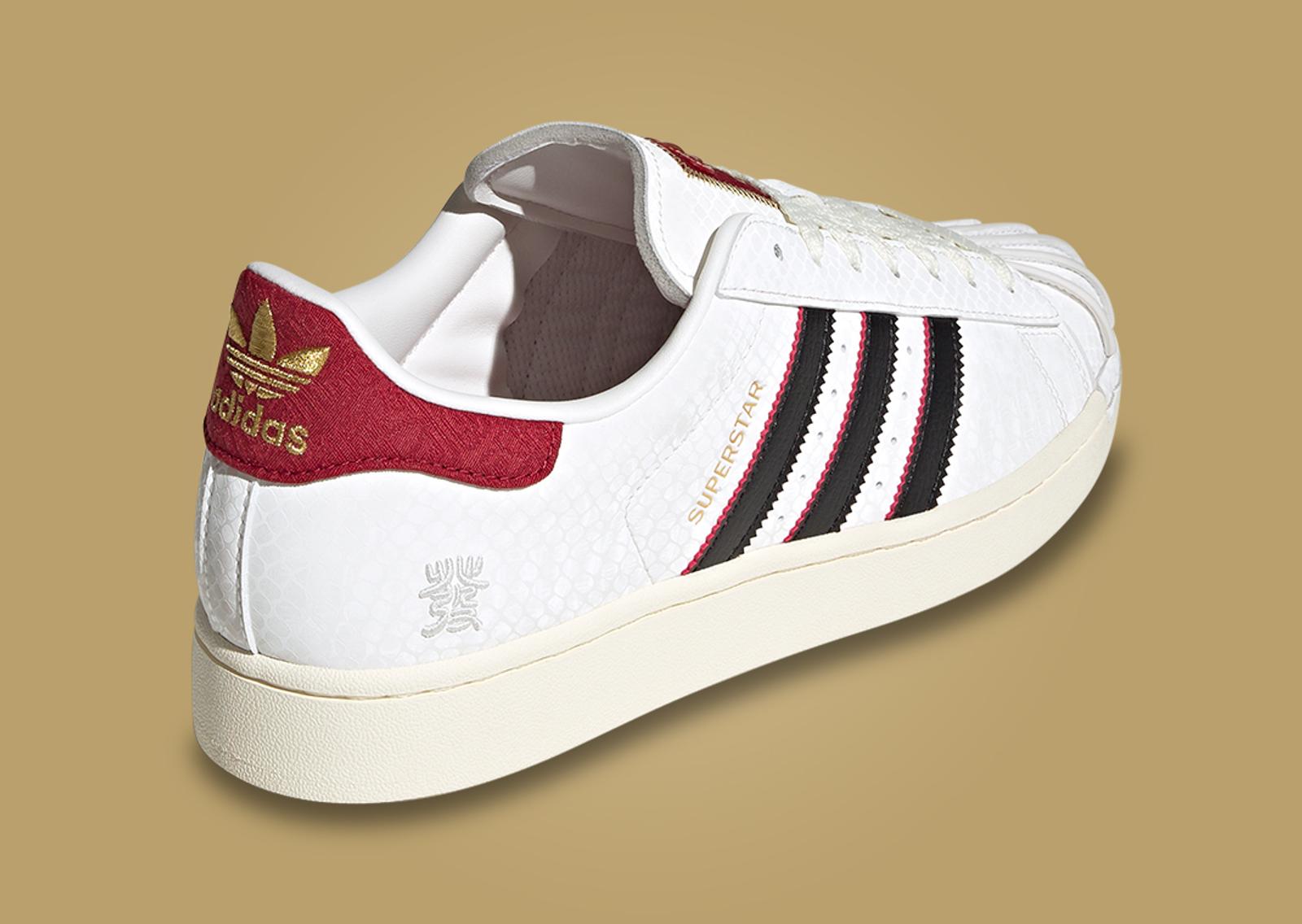 adidas Superstar Year of the Snake Heel Angle