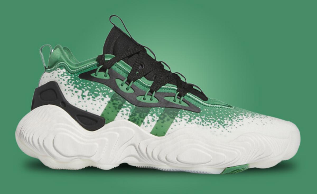 The adidas Trae Young 3 Off White Preloved Green Releases December 2023