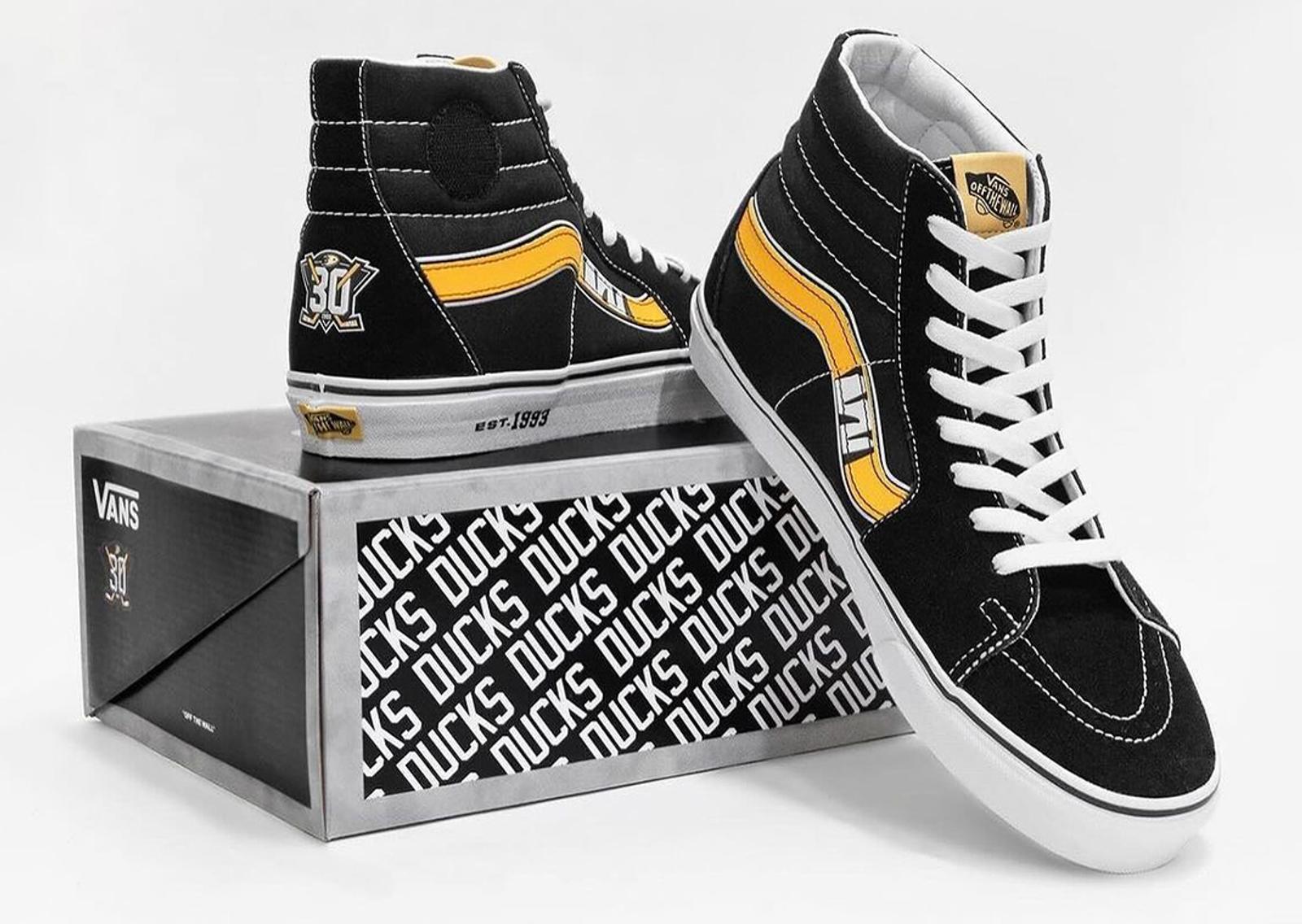 Anaheim Ducks x Vans Sk8-Hi Player’s Edition