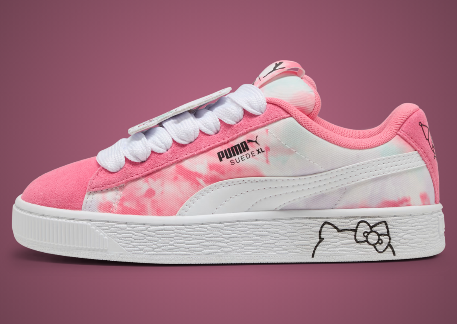 Hello Kitty x Puma Suede XL (GS) Lateral