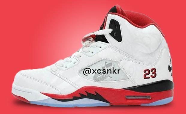 The Air Jordan 5 Retro Fire Red Black Tongue Returns September 2023