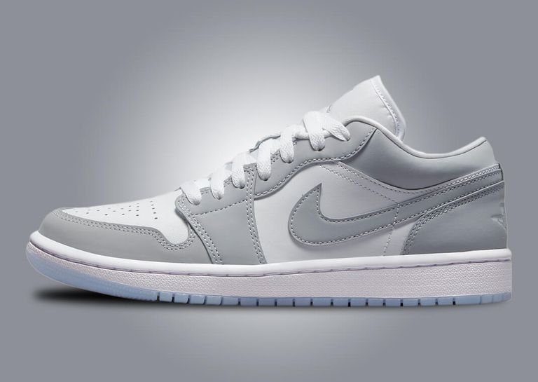 The Women's Exclusive Air Jordan 1 Low White Wolf Grey Releases Holiday ...