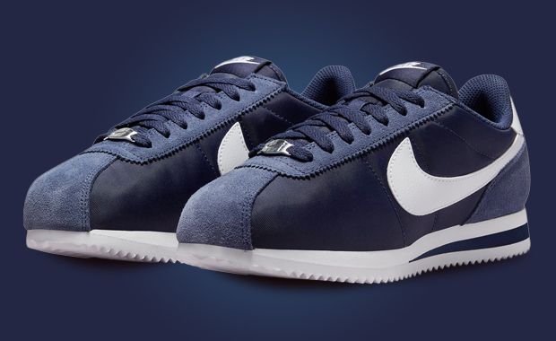Nike classic cortez nylon navy blue Clearance
