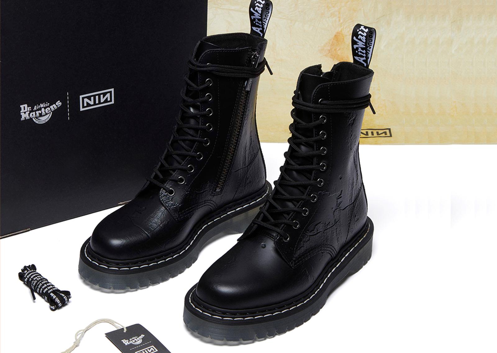 Nine Inch Nails x Dr. Martens 1490 10-Eye Boot The Downward Spiral Packaging