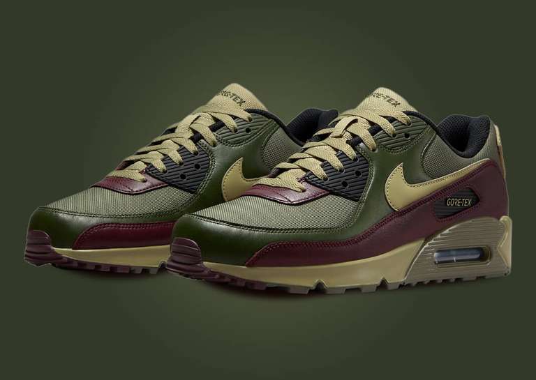 Nike Air Max 90 Gore-Tex Olive Angle View