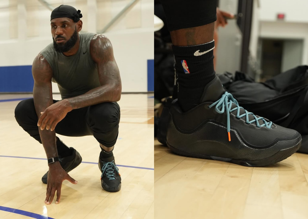what shoes did lebron james wear tonight