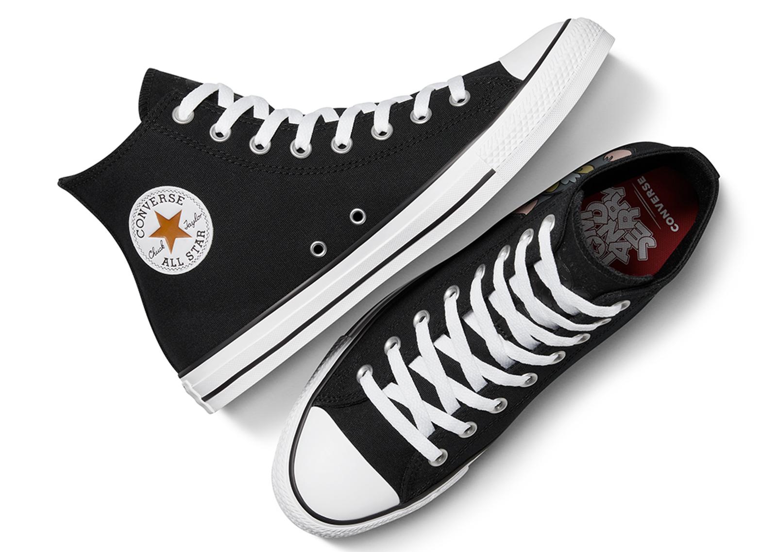 Tom & Jerry x Converse Chuck Taylor Black Lateral and Toe