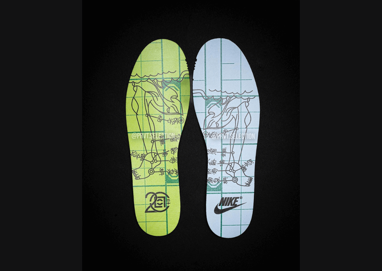 CLOT x Nike Dunk Low SP What The? Insole