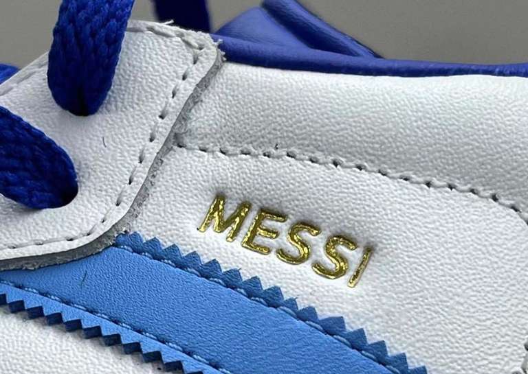 Lionel Messi x adidas Samba Midfoot Detail