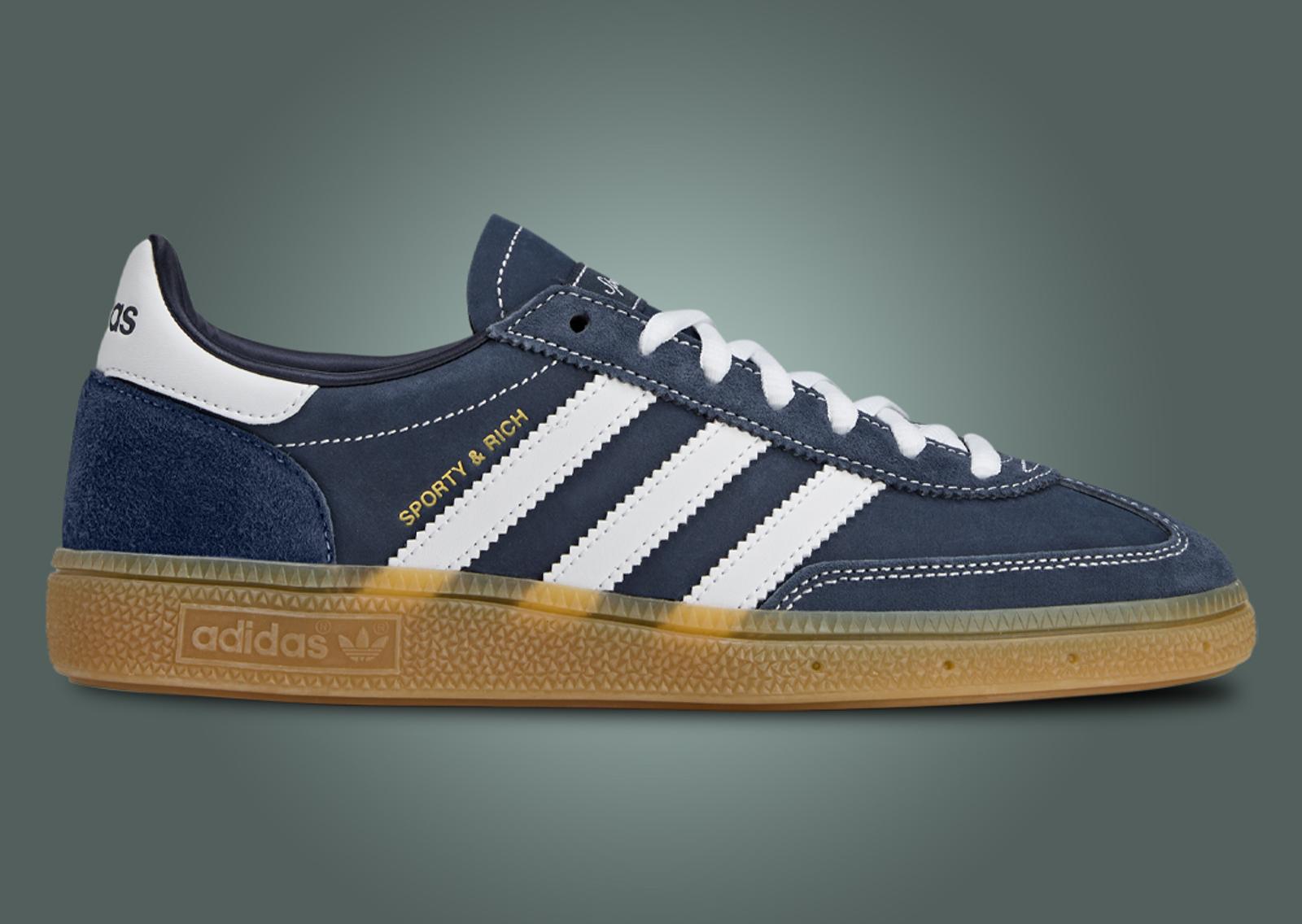 Sporty & Rich x adidas Handball Spezial Night Indigo Lateral