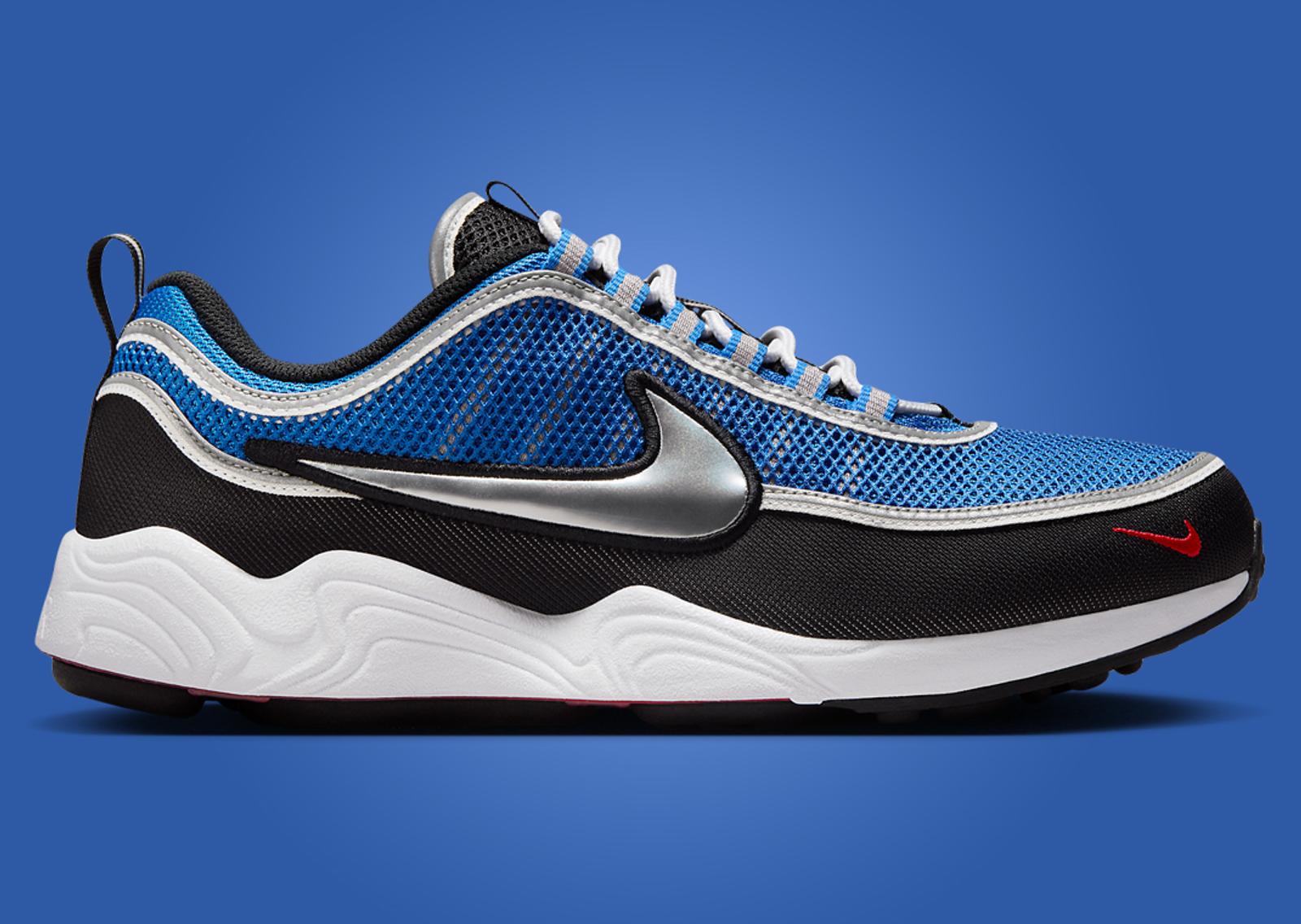 Nike Air Zoom Spiridon Signal Blue Lateral