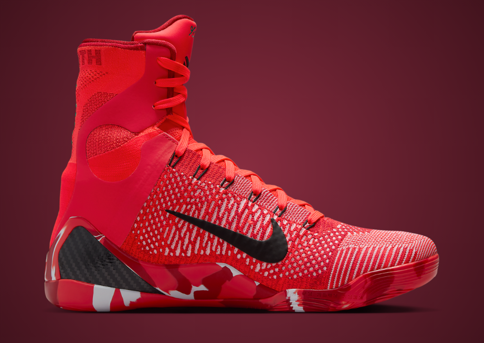 Nike Kobe 9 Elite High Protro Christmas Medial