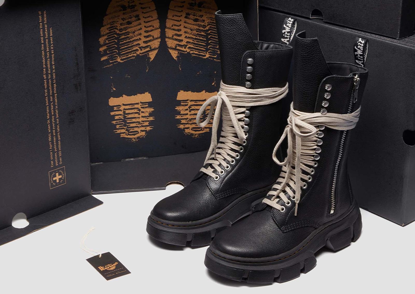 Rick Owens x Dr. Martens 1918 DMXL Calf Length Boot Packaging