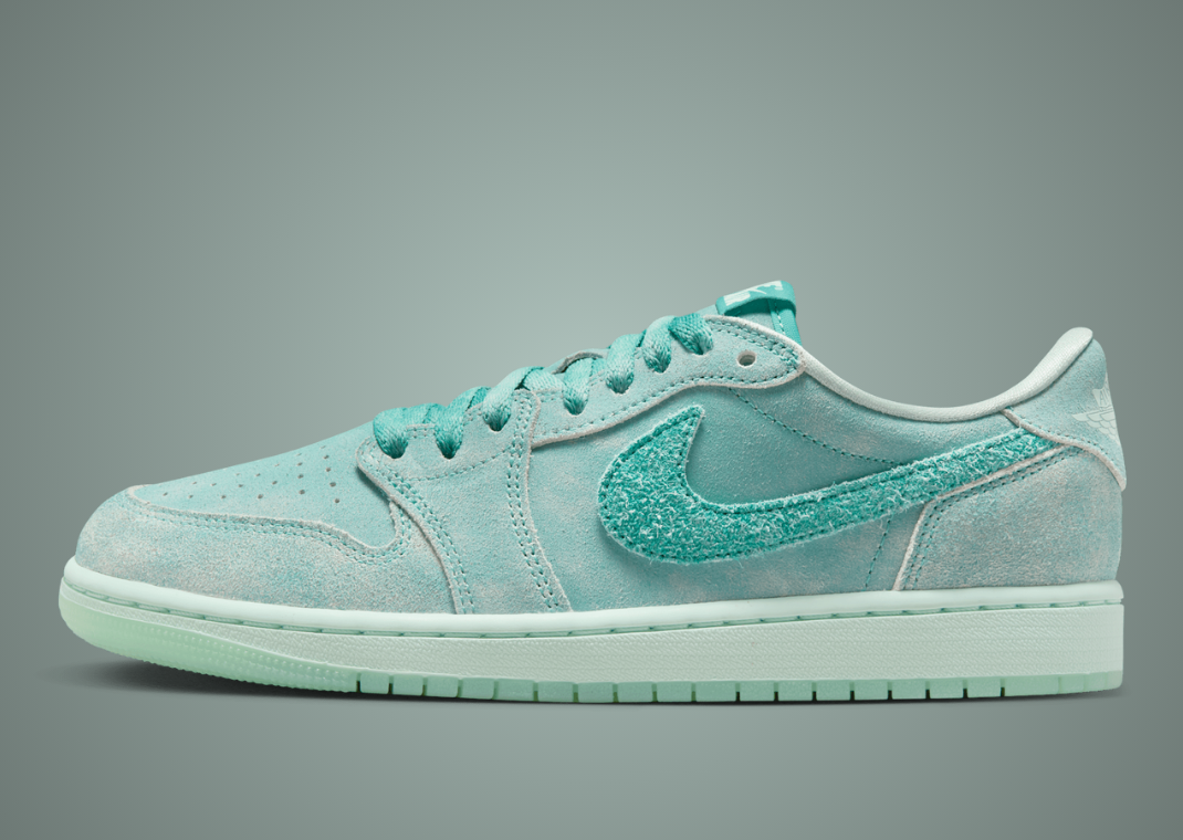 The Women's Air Jordan 1 Retro Low OG Washed Teal Releases
