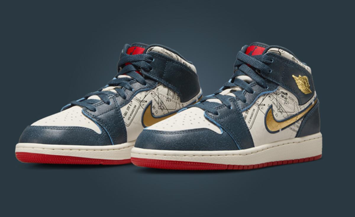 The Kids' Exclusive Air Jordan 1 Mid SE Take Flight Releases February 2024