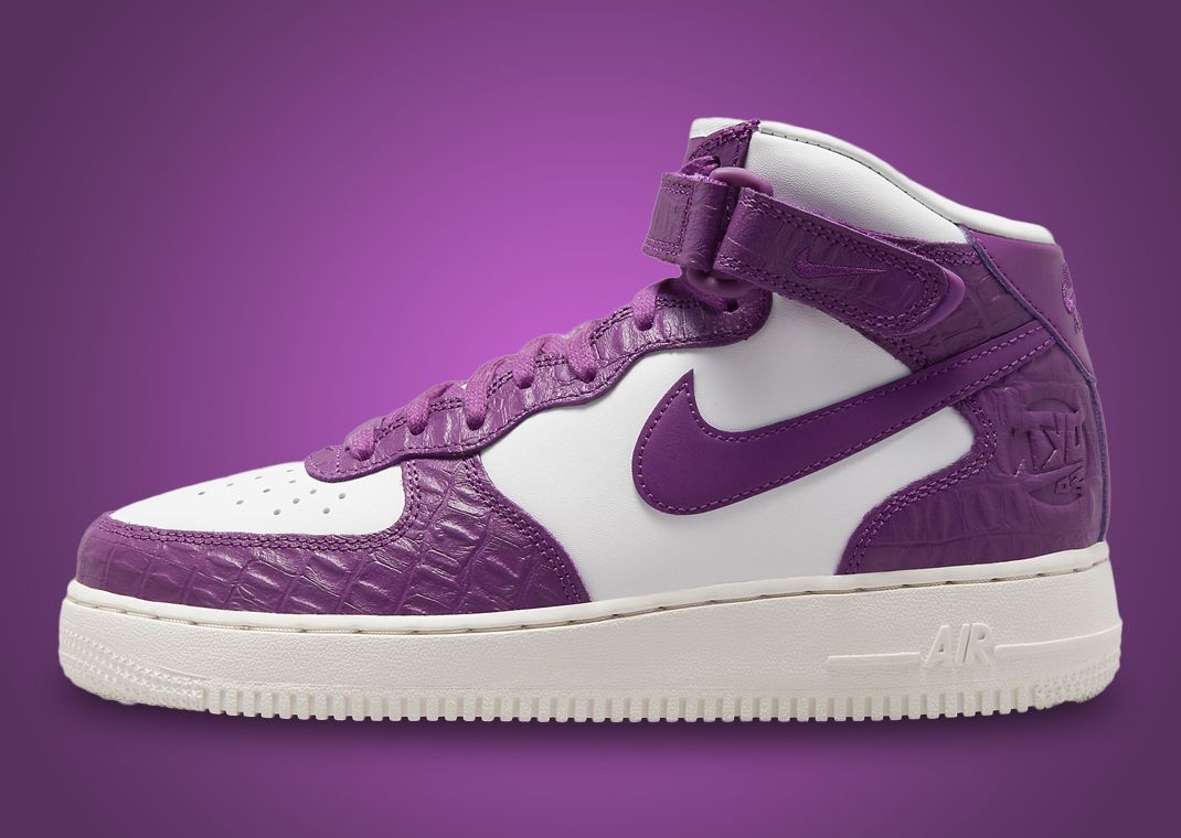 Premium Croc Detailing Hits The Nike Air Force 1 Mid LX Tokyo Viotech