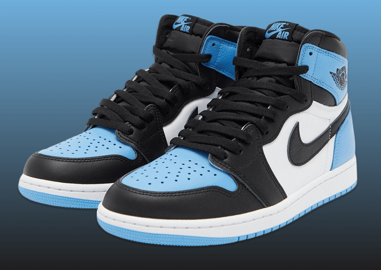 Jordan retro 1 blue and black release date sales
