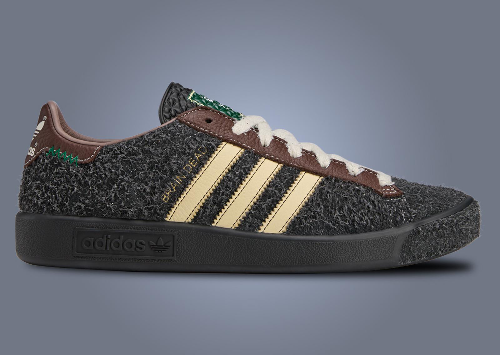 Brain Dead x adidas Forest Hills Core Black Latera