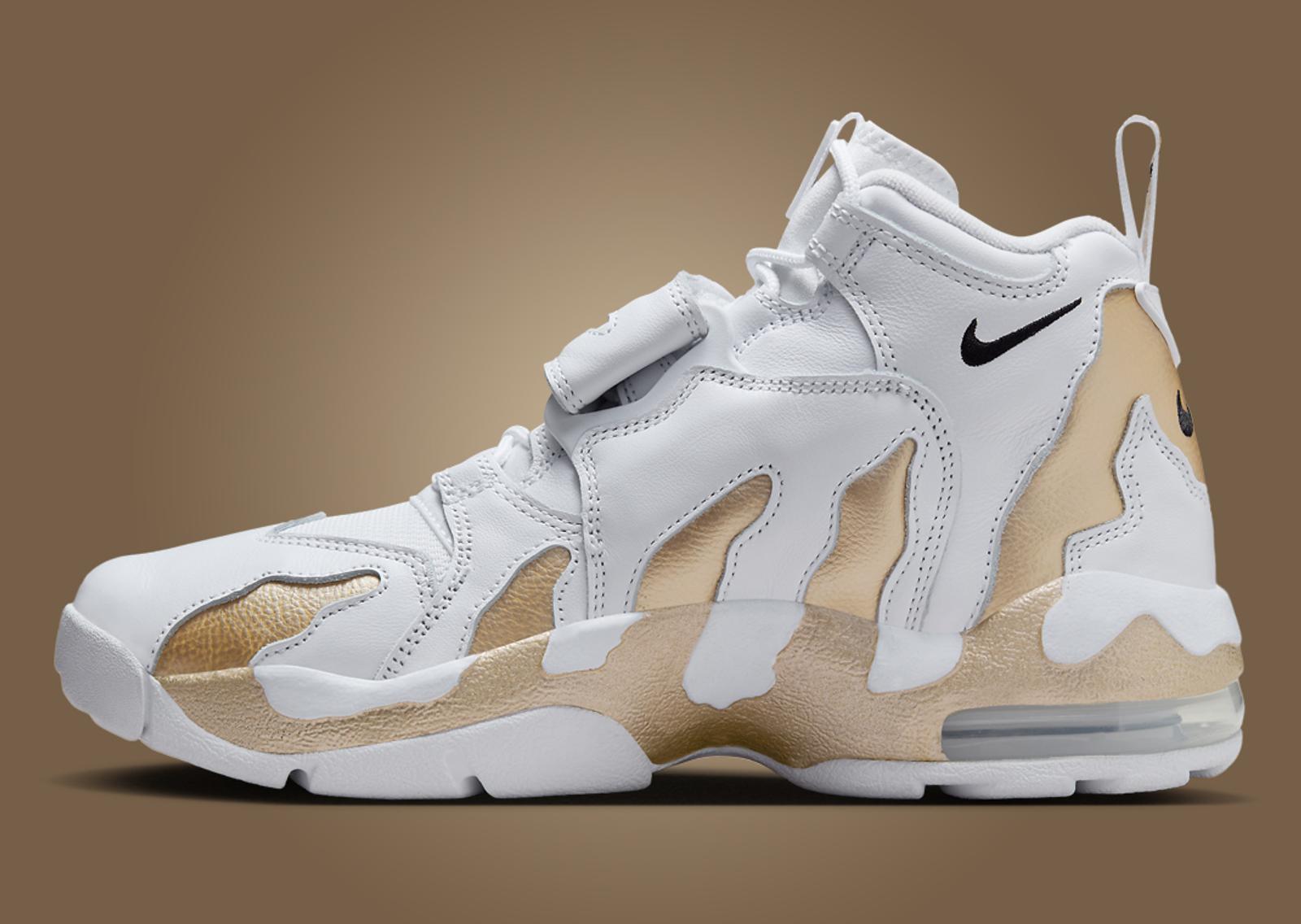 Nike Air DT Max '96 White Vegas Gold Medial