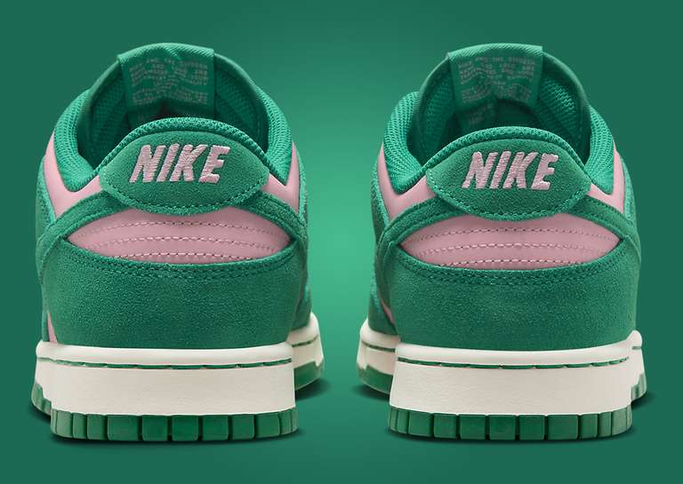 Nike Dunk Low Medium Soft Pink Malachite Back