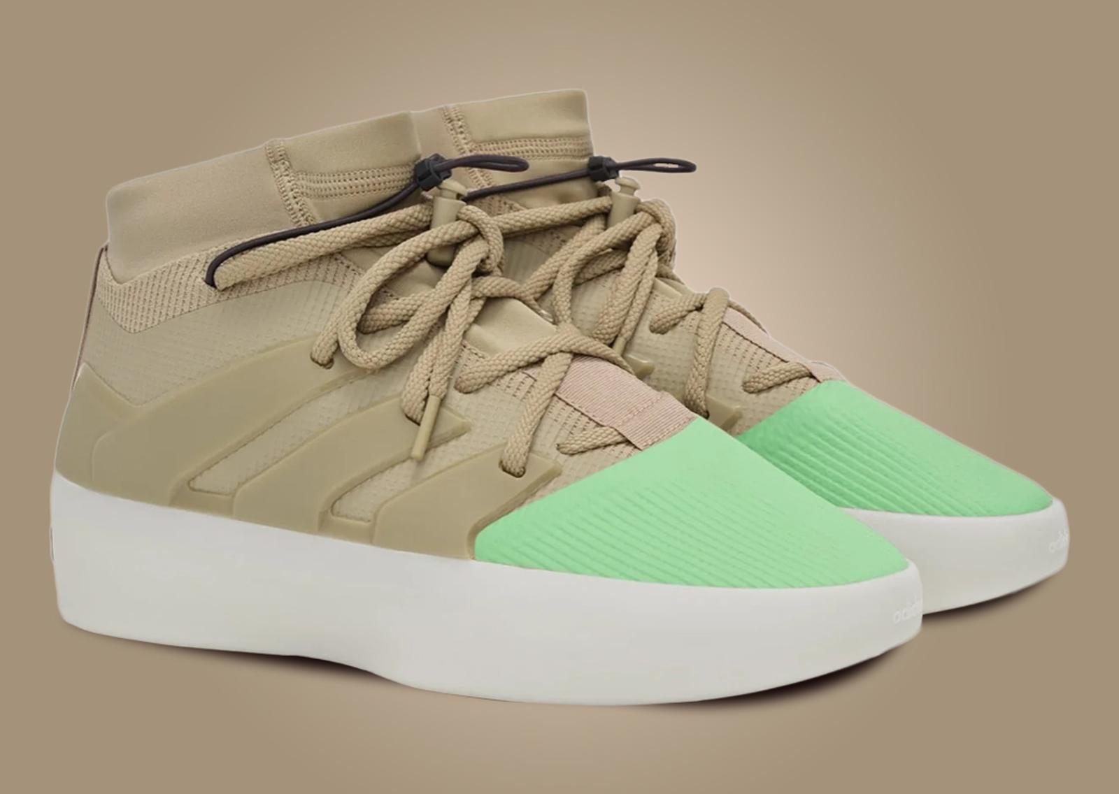 adidas Fear of God 1 Clay Miami Green Angle