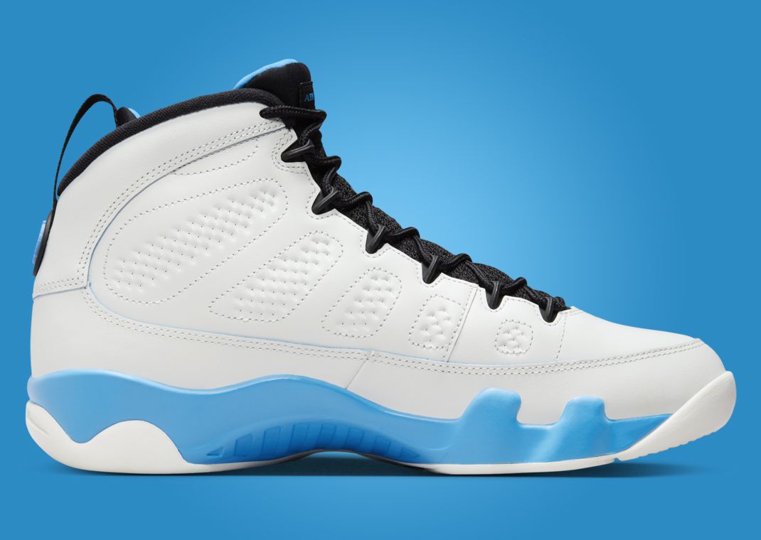 White best sale blue 9s