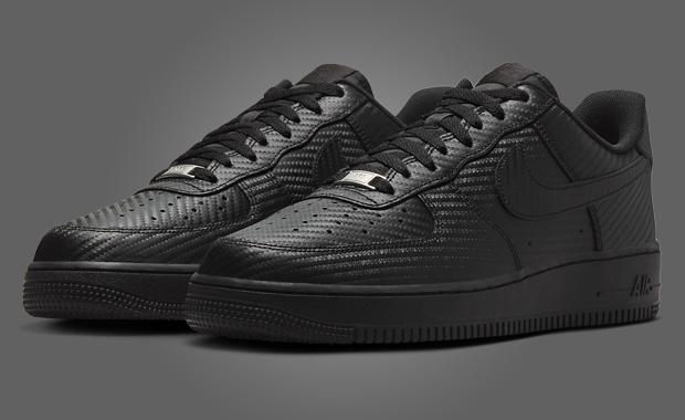 The Nike Air Force 1 Low Carbon Fiber Black is Available Now