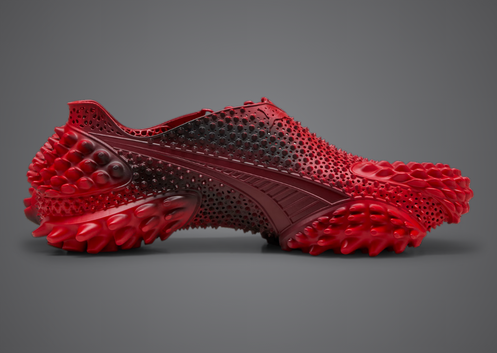 Puma 3D-Printed Shoe Red Black Medial