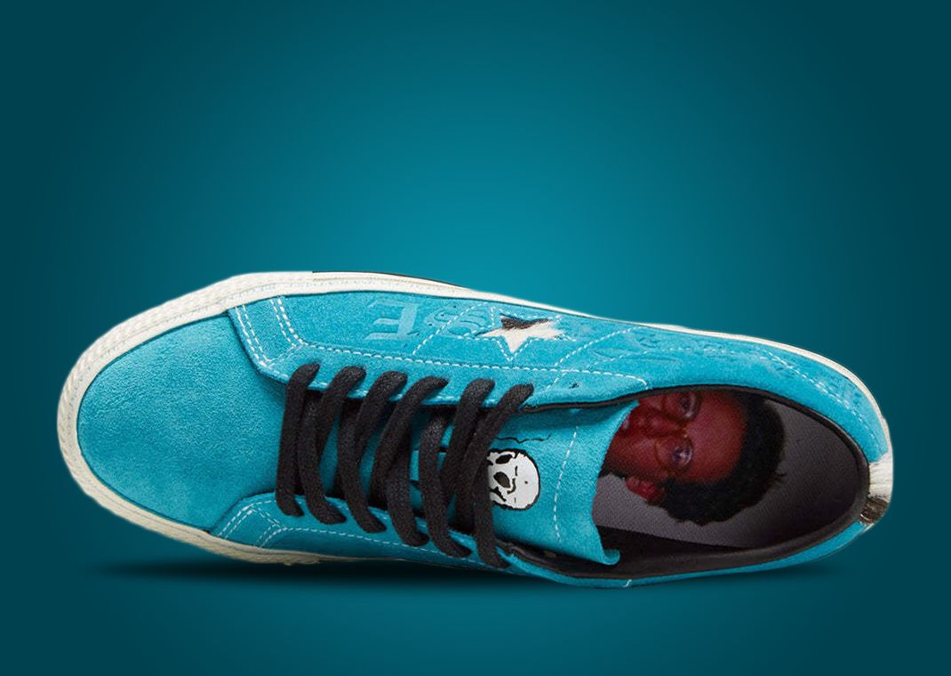 Converse Taps Sean Pablo For A Rapid Teal One Star Ox Pro display picture 2