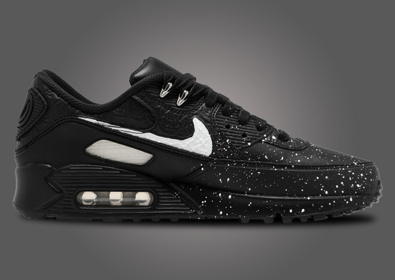 Slawn x Nike Air Max 90 Black Medial