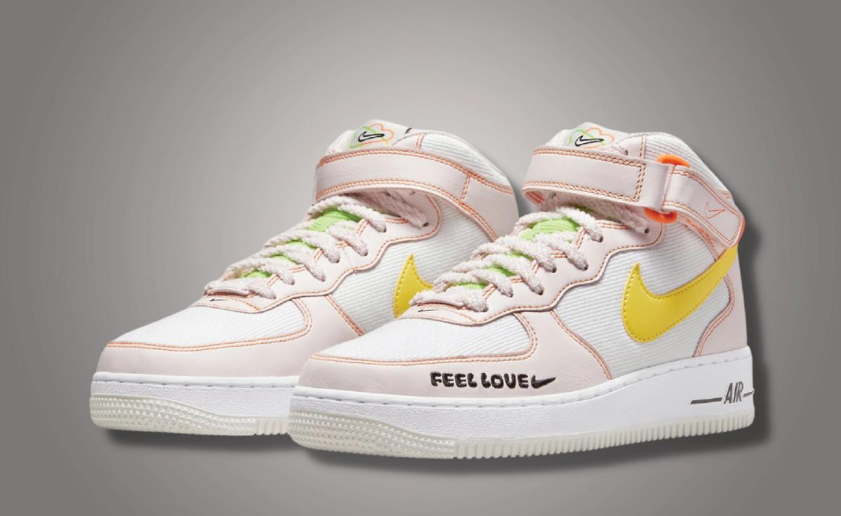 Love Is In The Air With The Nike Air Force 1 Mid Feel Love